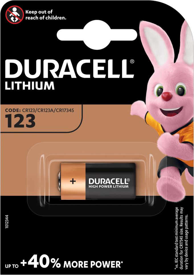 Batteria Litio Duracell 123 3V