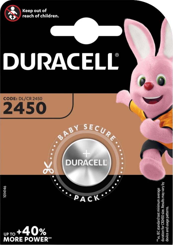 Battery Lithium Duracell 2450 3V