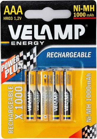 Battery rechargeable AAA 1,5V MiniStilo 1000mAh 4pcs