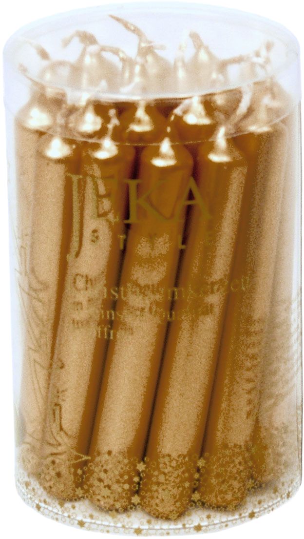 Christmas tree candles Ø13 x H97 bronze 20pcs