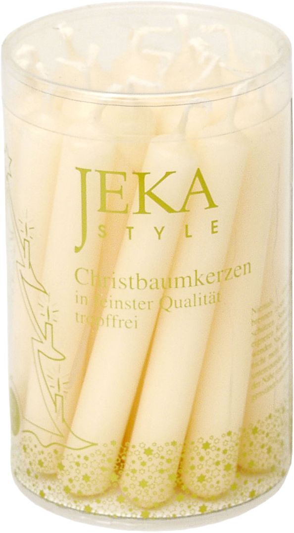 Baumkerzen Weihnachten Ø13 x H97 champagne 20St