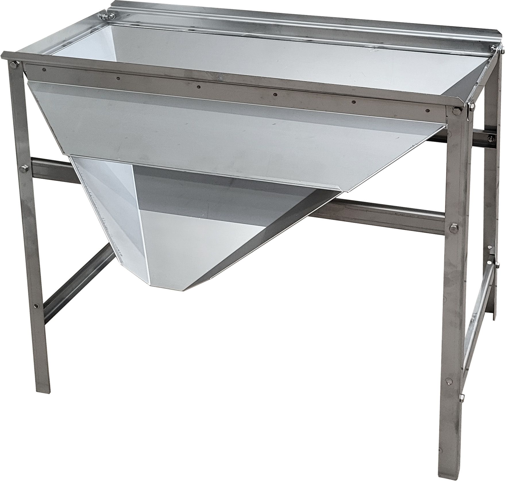 Abbeermaschine Untergestell Edelstahl