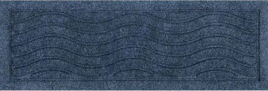 Zerbino „Onde“ blu scuro 25x60cm – 5428