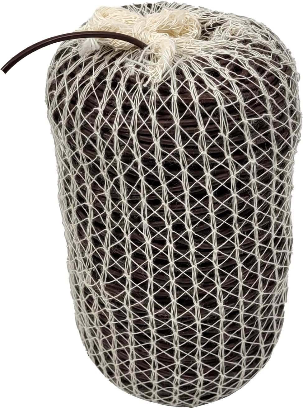 Tubetto rot. in rete apinat® Bio marrone 100m 2,0mm