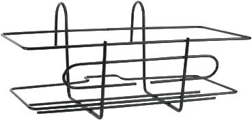 Flowerpot holder fixed 40x20cm black