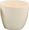 Flower pot ceramic ivory Ø22cm H19,5cm