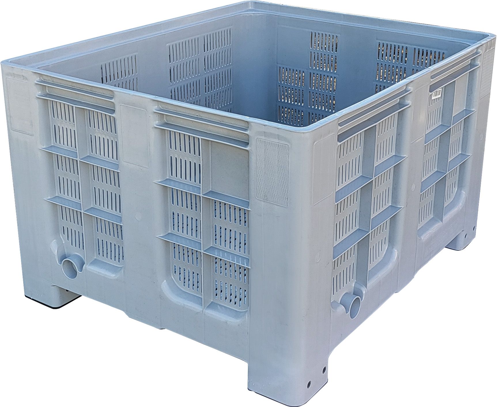 Bin 610lt 120×100 H76cm perforated