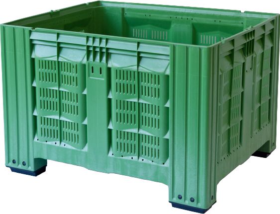 Box 690lt 120×100 H78,5cm Apfelbox perforiert big volume Eur