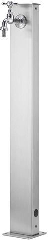 Fontana acciaio inox squadrato 86x10x5cm