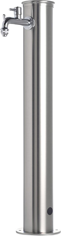 Fontana acciaio inox rotondo 85x13x13cm