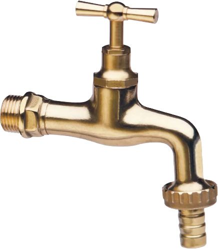 Fountain tap 1/2″ M with hose bibcock 3/4″