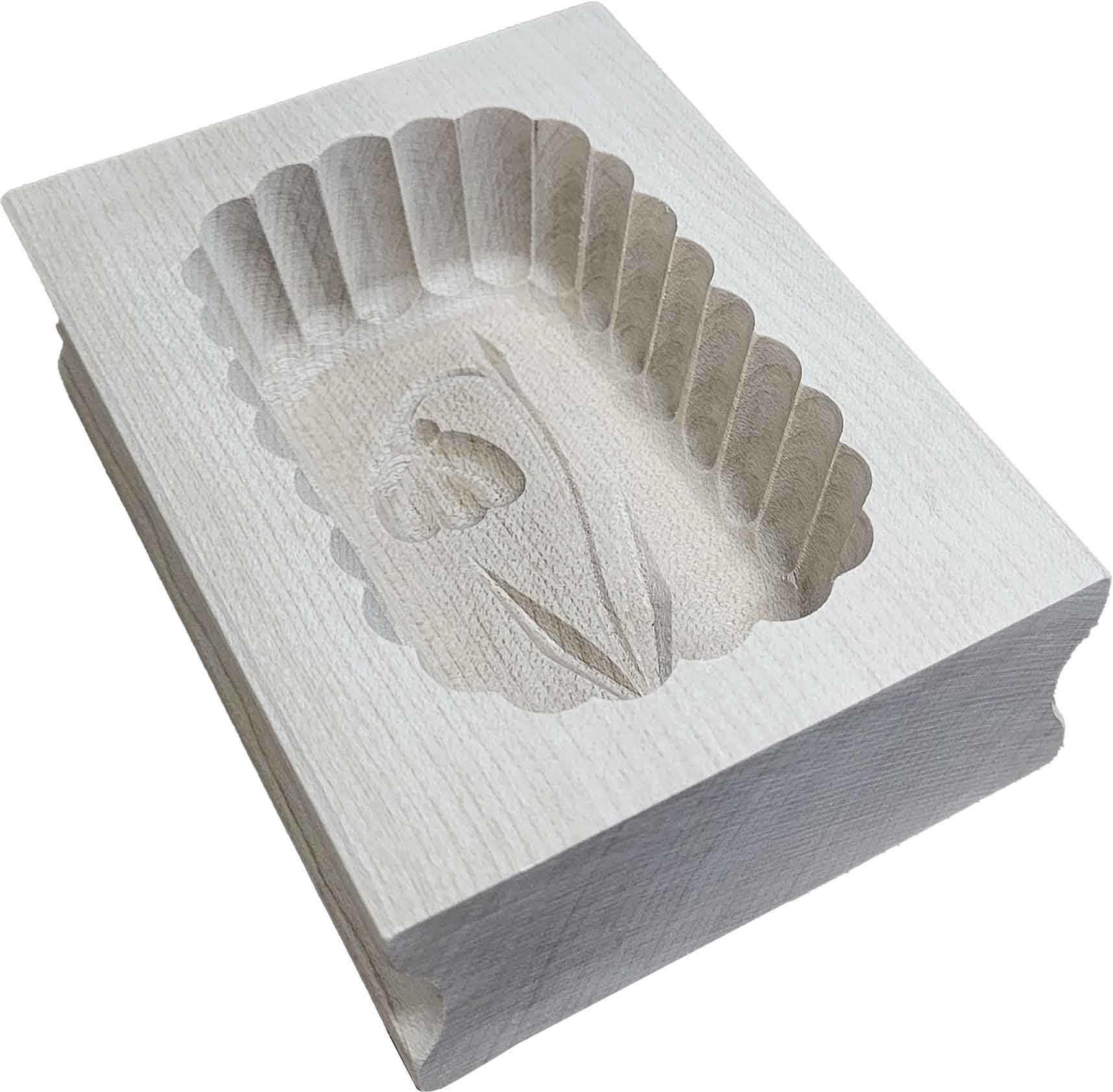 Buttermodel Holz eckig 125gr