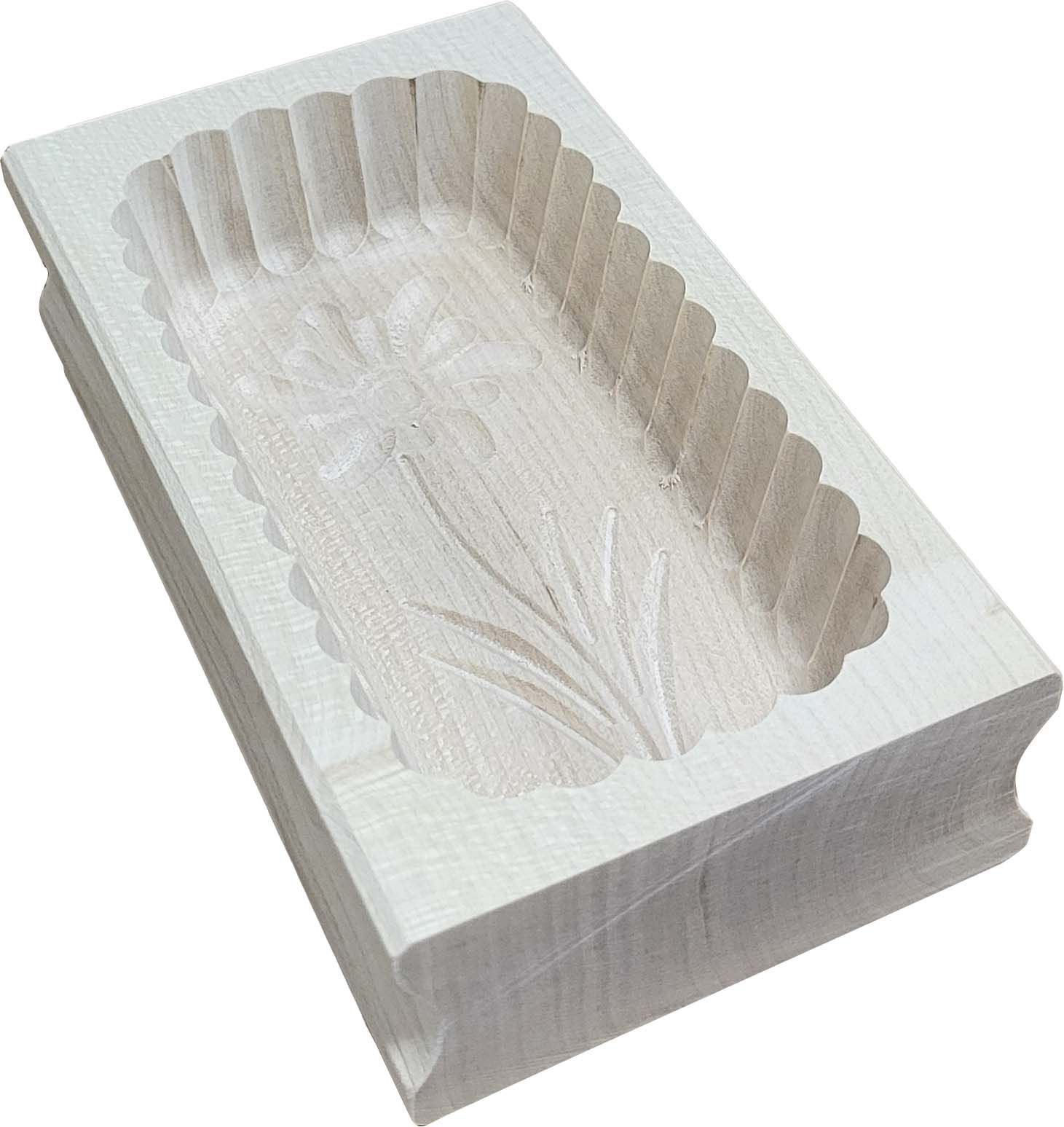 Buttermodel Holz eckig 250gr