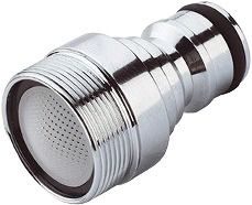 Adattatore rapido con aeratore M24 x 1 M