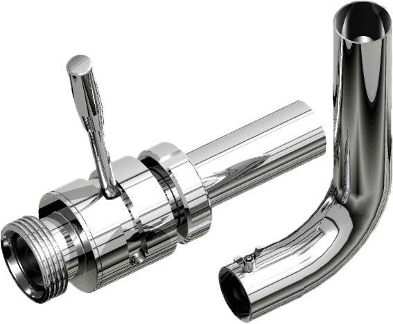 Decanter arm stainless steel DIN50