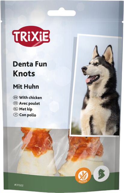 DentaFun Knot with chicken 15cm 70gr – TX31323