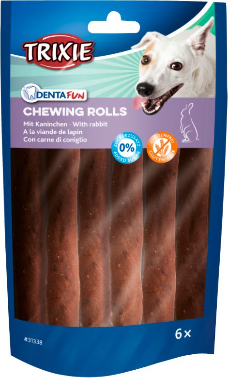 DentaFun chewing rolls rabbit 12cm 6St/70g TX31338