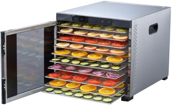 Fruit dehydrator frutty stainless steel with timer