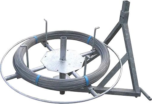 Wire dispenser type for tractor zinced