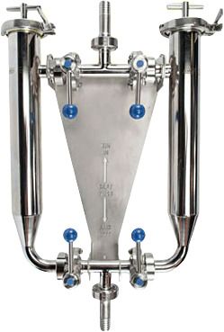 Eckrohrsieb Kombination DN25 0,25mm komplett