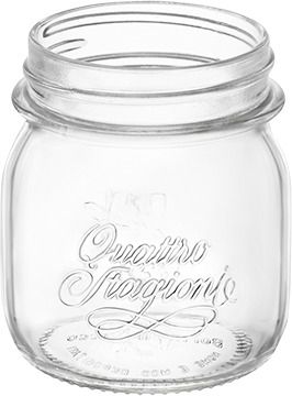 Einweckglas 4 Stagioni 250ml o.Deckel Ø70mm 6/Pk