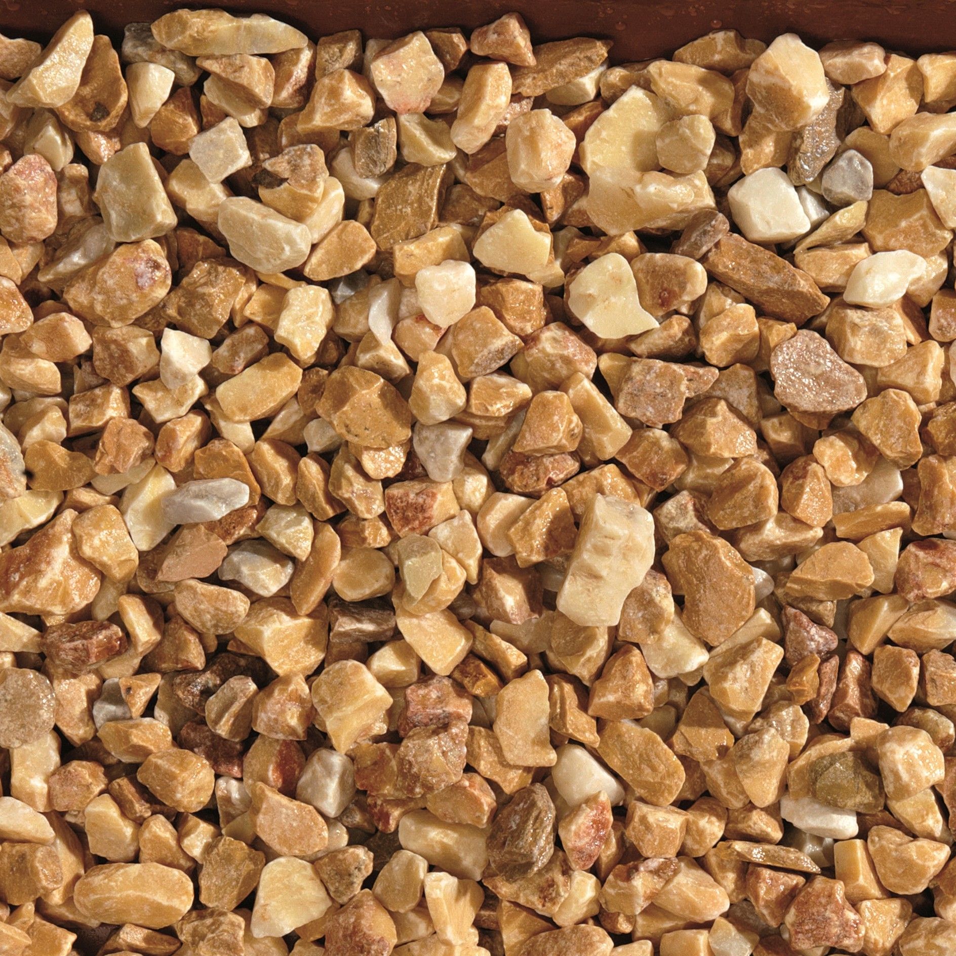 Decorative stones broken „Giallo Siena“ 22/30 20kg/bag