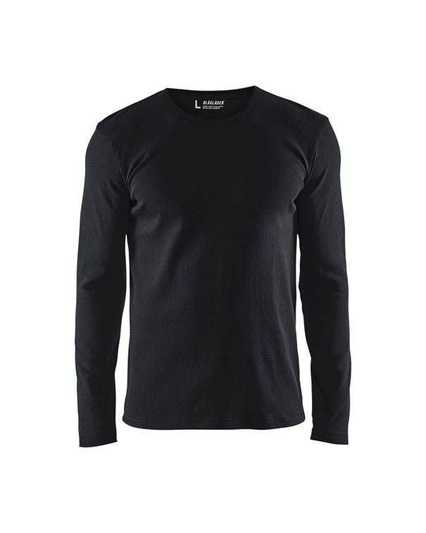 T-Shirt langarm 3314 Bläkläder schwarz S