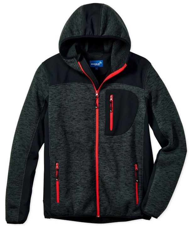 SB Giacca a maglia 8473 Profi antracite/nero S