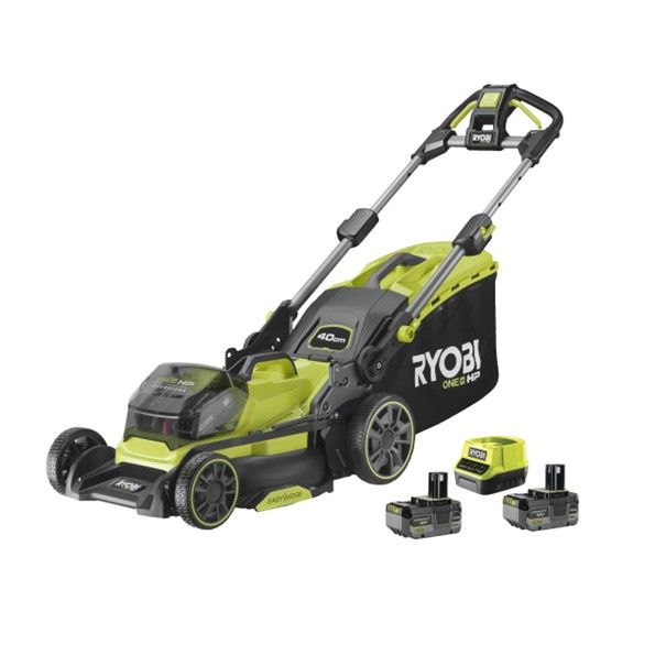 RY HP 18V Tosaerba 40cm + 2x Batt. 4Ah