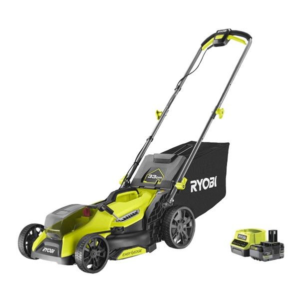 RY HP 18V Rasenmäher 33cm + 1x Batt. 5Ah