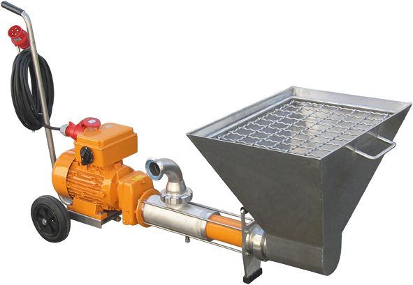 Eccentric screw pump+hopper DIN50 400V 9t