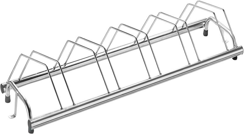 Bicycle stand oblique galvanized 5P 150x42x40cm