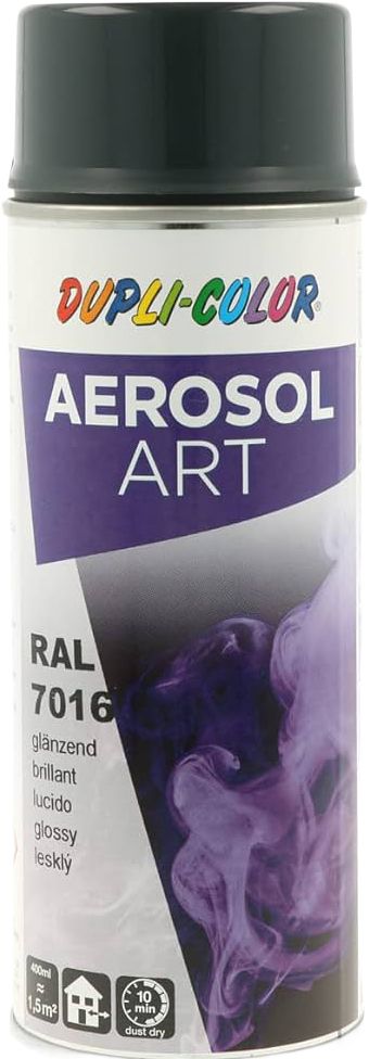 Paint spray aerosol anthracite gray glossy 400ml RAL7016