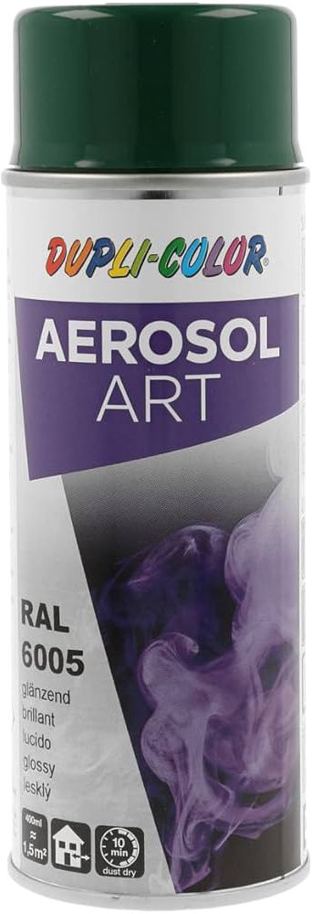 Paint spray aerosol moss green glossy 400ml RAL7016