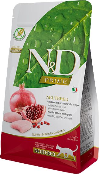 Farmina Cat N&D GF Chicken&Pomegranate Neutered 5kg off