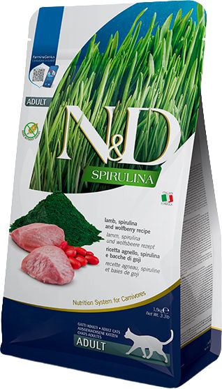 Farmina Cat N&D Spirulina Lamb Ad 1.5kg off