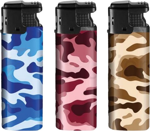 Lighter refillable Camouflage 50pcs/cf