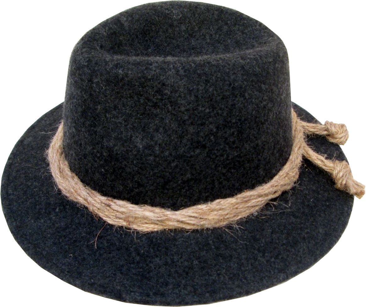Felt hat anthracite size 55