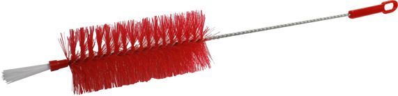 Bottle brush Ø80mm 49cm PP coloured+braid 48/ca