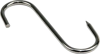 Fleisch Haken „S“ Inox 180x7mm