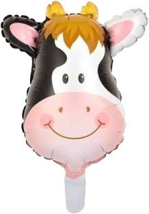 Foil balloon “Cow“ 30cm