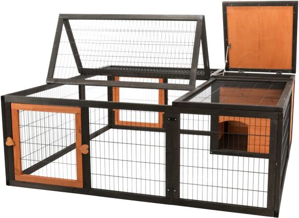 Natura outdoor run wooden 150x53x150cm TX62286