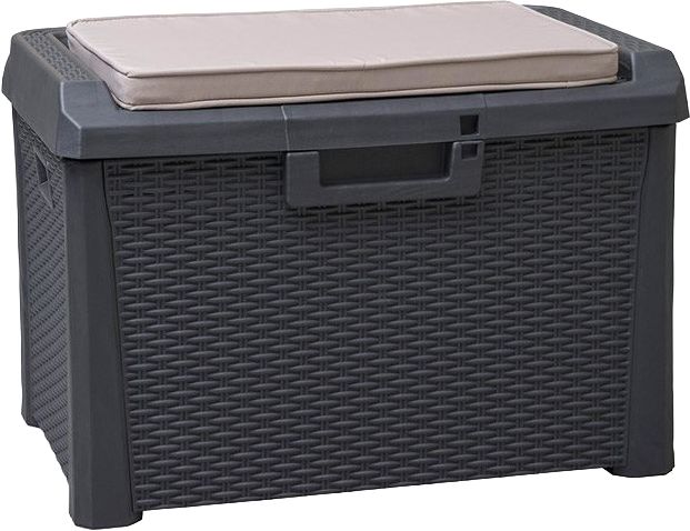 Freizeitbox Santorini Plus anthrazit 125lt 73×50,5×49,5cm