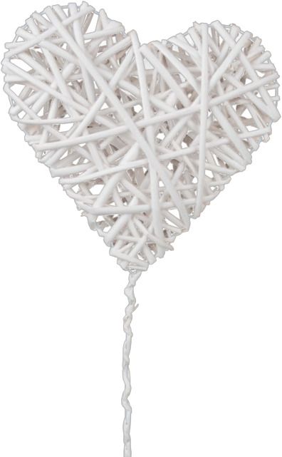 Garden plug Willow heart 28/62cm