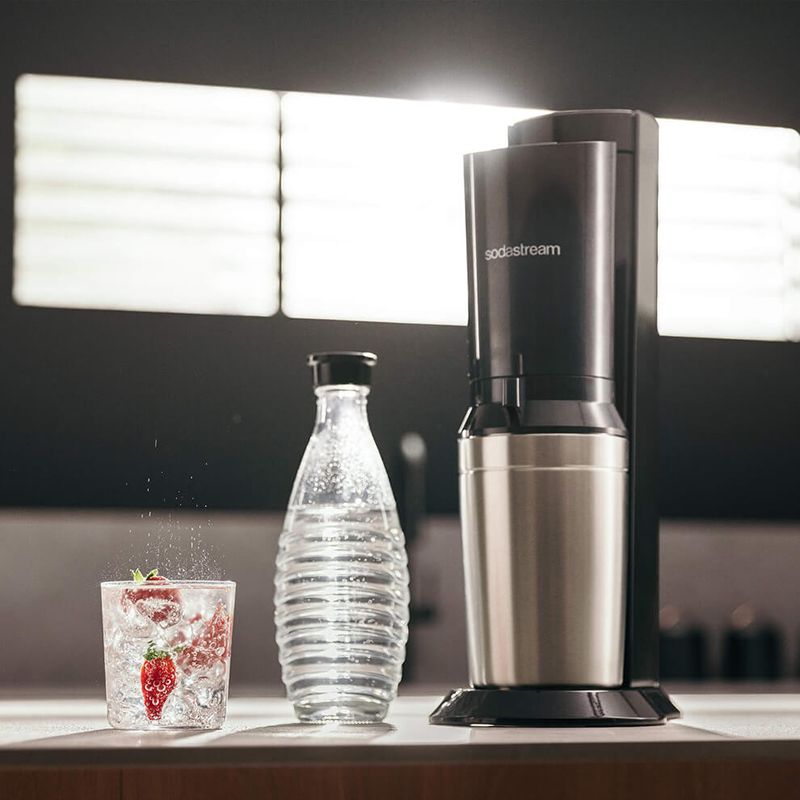 Sodastream CRYSTAL 3.0 black Glasflasche