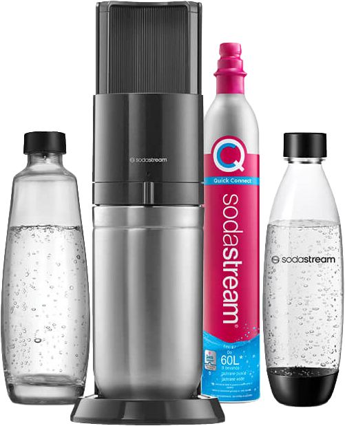 Sodastream DUO black Glass+Plastic bottle