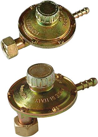 Gas regulator low pressure horizontal