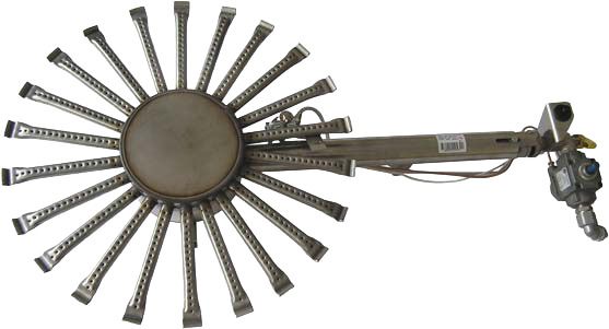 Bruciatore Inox Gas Ø45cm 24kW 30mbar