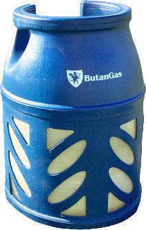 Gasflasche Fiberglas GPL 7,5kg Butan zertifiziert