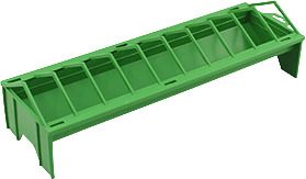 Poultry feeder large rectangular 50x16x13cm